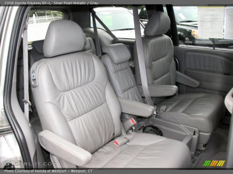Silver Pearl Metallic / Gray 2008 Honda Odyssey EX-L