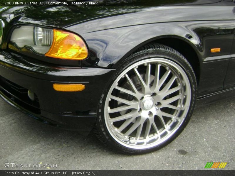 Jet Black / Black 2000 BMW 3 Series 323i Convertible