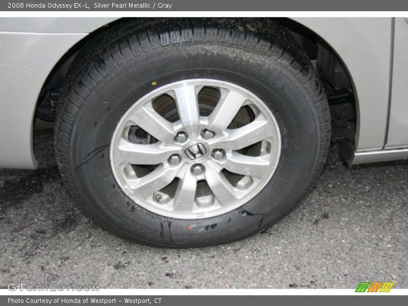 Silver Pearl Metallic / Gray 2008 Honda Odyssey EX-L