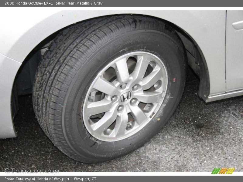 Silver Pearl Metallic / Gray 2008 Honda Odyssey EX-L