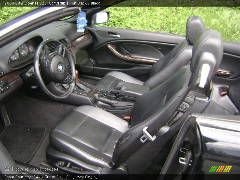 Jet Black / Black 2000 BMW 3 Series 323i Convertible