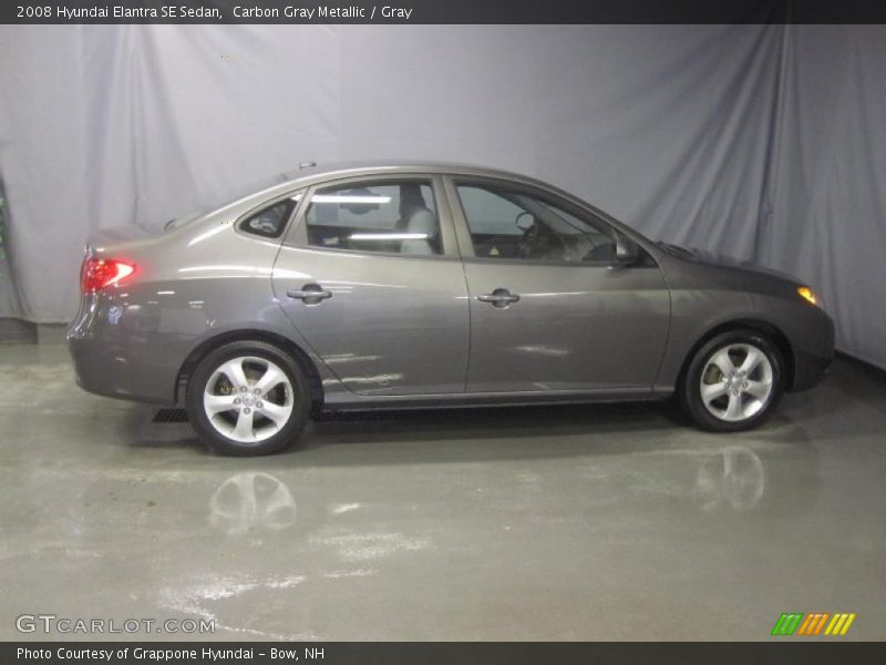 Carbon Gray Metallic / Gray 2008 Hyundai Elantra SE Sedan