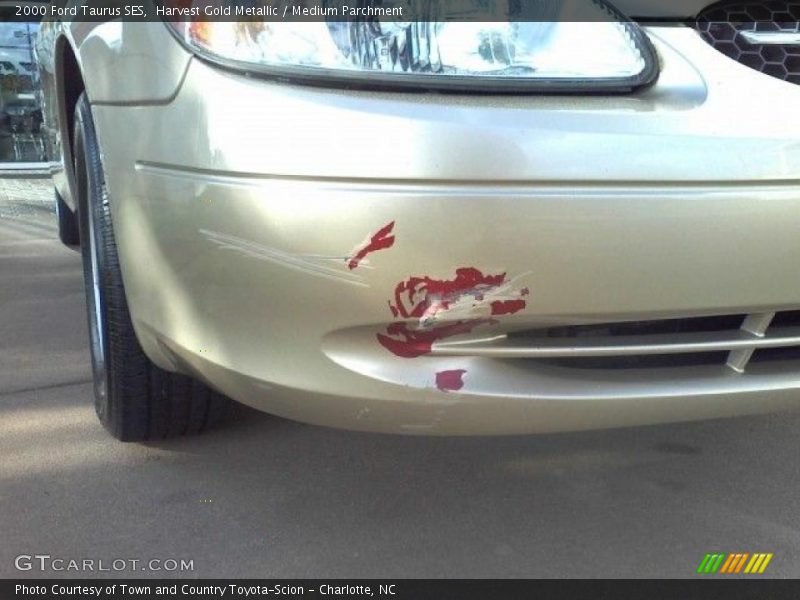 Harvest Gold Metallic / Medium Parchment 2000 Ford Taurus SES