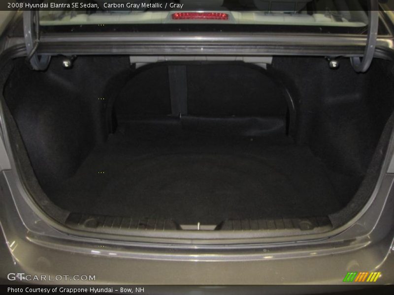 Carbon Gray Metallic / Gray 2008 Hyundai Elantra SE Sedan