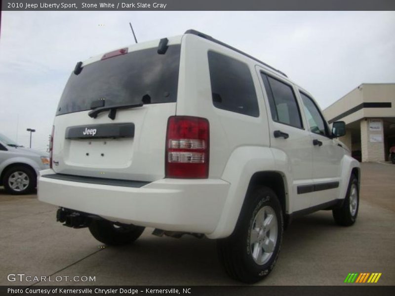 Stone White / Dark Slate Gray 2010 Jeep Liberty Sport