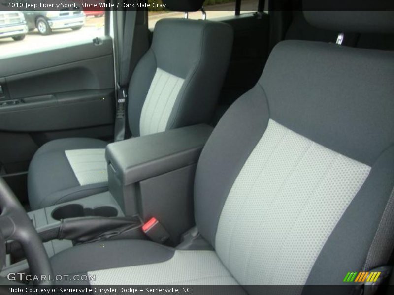 Stone White / Dark Slate Gray 2010 Jeep Liberty Sport