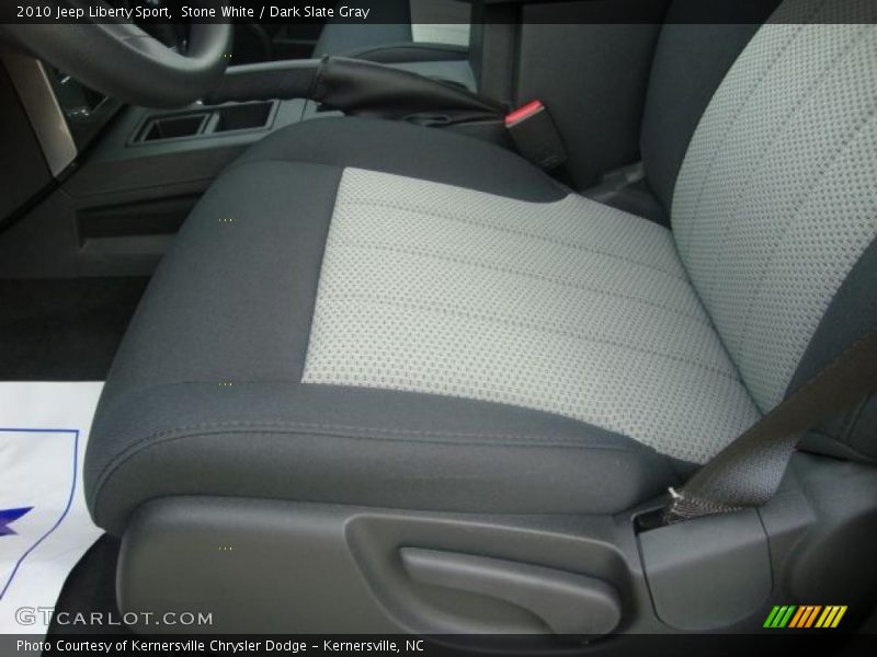 Stone White / Dark Slate Gray 2010 Jeep Liberty Sport