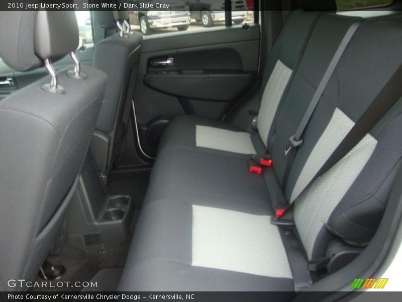 Stone White / Dark Slate Gray 2010 Jeep Liberty Sport