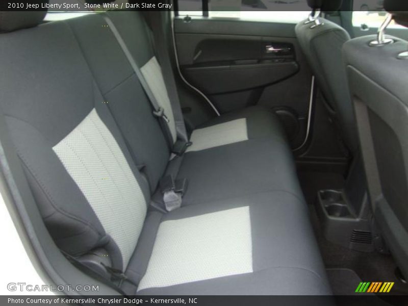 Stone White / Dark Slate Gray 2010 Jeep Liberty Sport