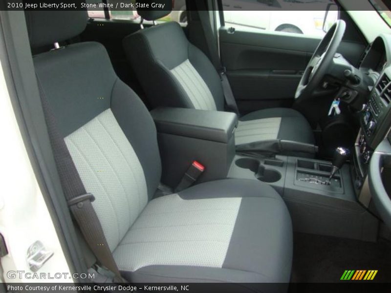 Stone White / Dark Slate Gray 2010 Jeep Liberty Sport