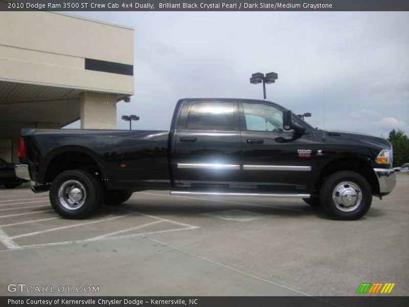 Brilliant Black Crystal Pearl / Dark Slate/Medium Graystone 2010 Dodge Ram 3500 ST Crew Cab 4x4 Dually