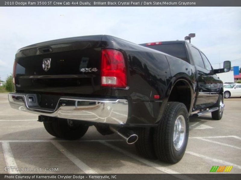 Brilliant Black Crystal Pearl / Dark Slate/Medium Graystone 2010 Dodge Ram 3500 ST Crew Cab 4x4 Dually