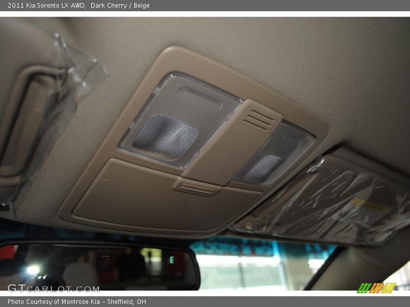 Dark Cherry / Beige 2011 Kia Sorento LX AWD