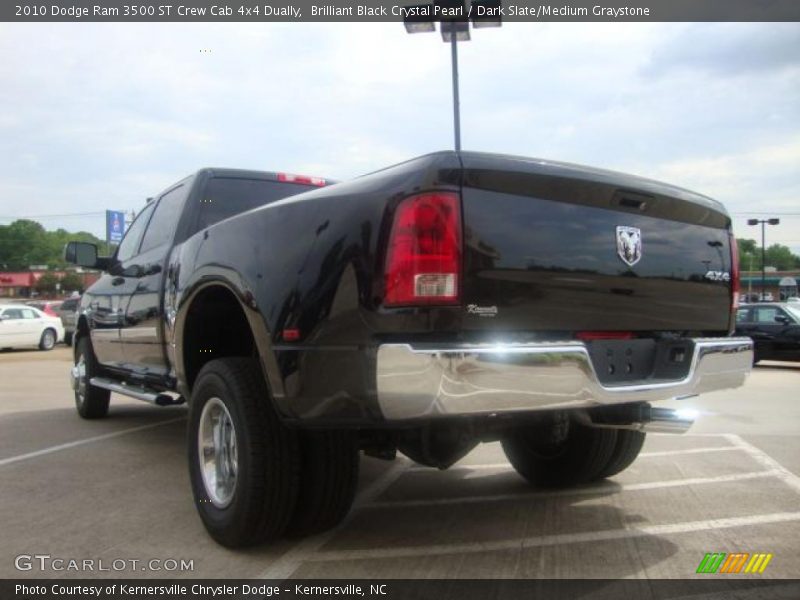 Brilliant Black Crystal Pearl / Dark Slate/Medium Graystone 2010 Dodge Ram 3500 ST Crew Cab 4x4 Dually