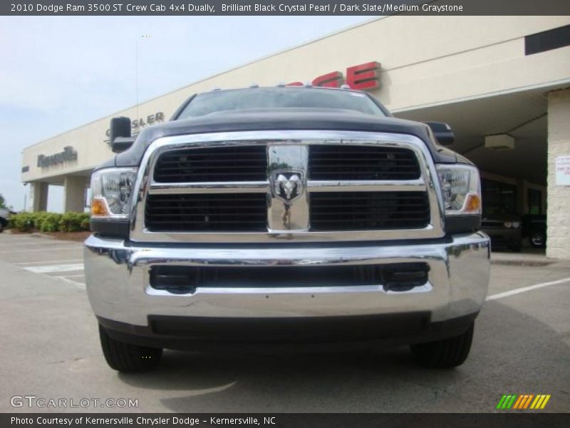 Brilliant Black Crystal Pearl / Dark Slate/Medium Graystone 2010 Dodge Ram 3500 ST Crew Cab 4x4 Dually