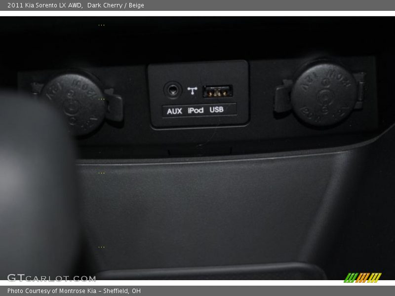 Dark Cherry / Beige 2011 Kia Sorento LX AWD