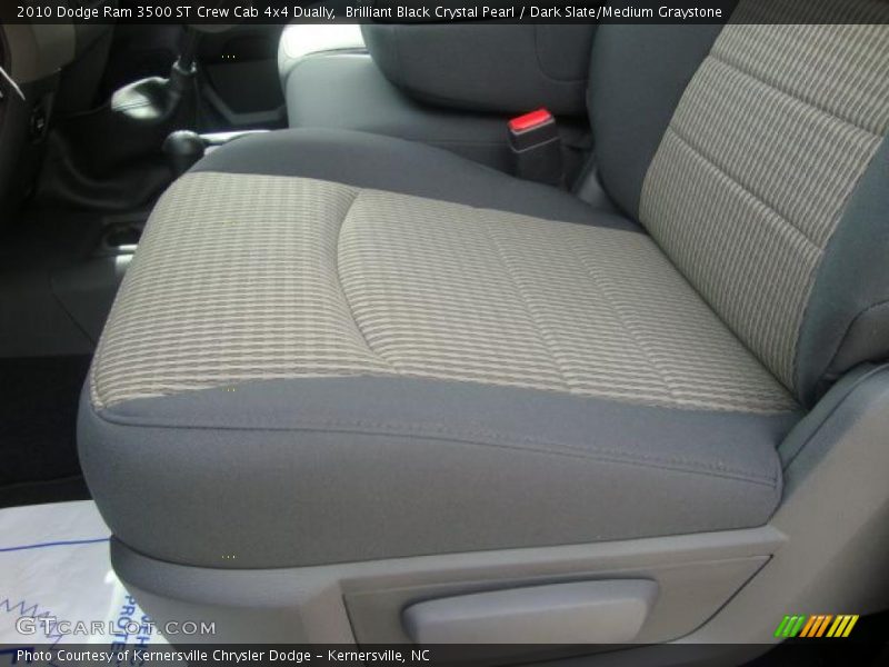 Brilliant Black Crystal Pearl / Dark Slate/Medium Graystone 2010 Dodge Ram 3500 ST Crew Cab 4x4 Dually