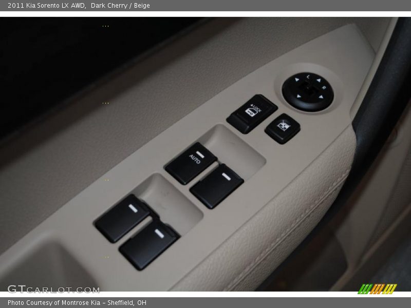 Dark Cherry / Beige 2011 Kia Sorento LX AWD