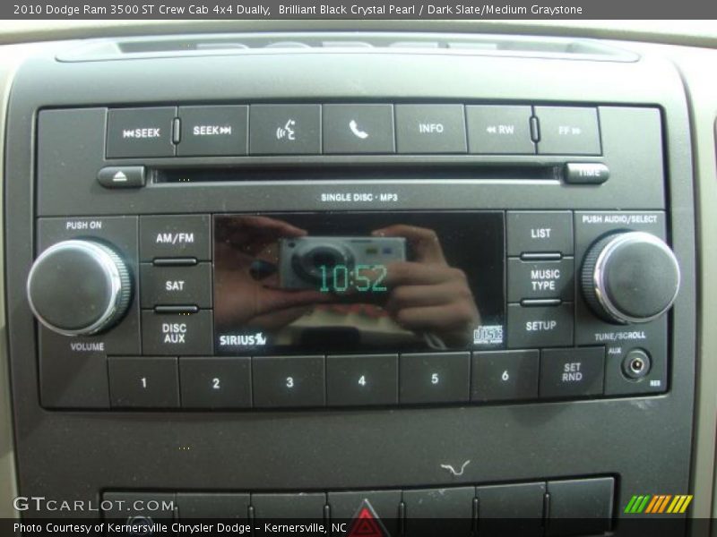 Brilliant Black Crystal Pearl / Dark Slate/Medium Graystone 2010 Dodge Ram 3500 ST Crew Cab 4x4 Dually