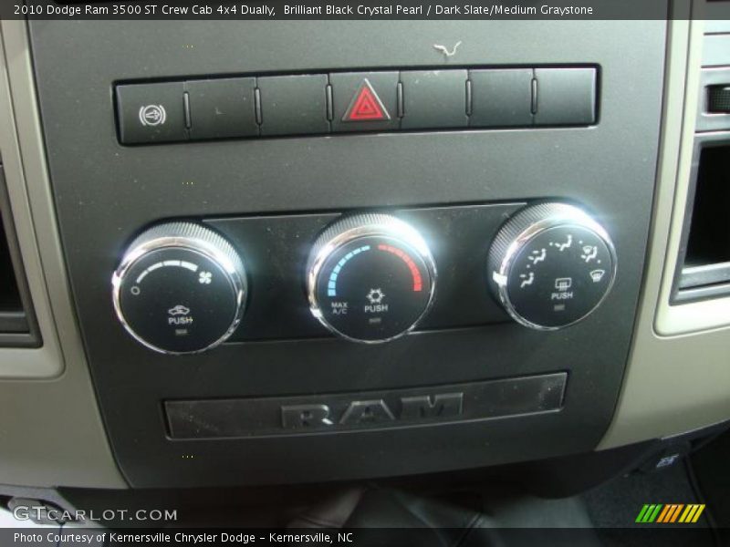 Brilliant Black Crystal Pearl / Dark Slate/Medium Graystone 2010 Dodge Ram 3500 ST Crew Cab 4x4 Dually