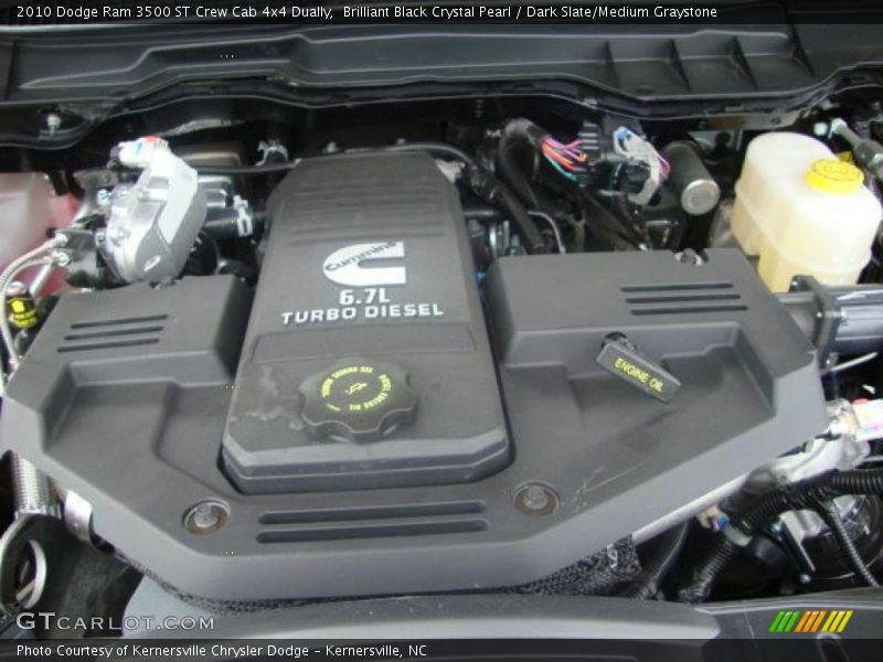 Brilliant Black Crystal Pearl / Dark Slate/Medium Graystone 2010 Dodge Ram 3500 ST Crew Cab 4x4 Dually