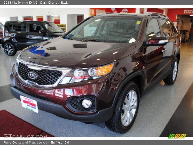 Dark Cherry / Black 2011 Kia Sorento EX V6