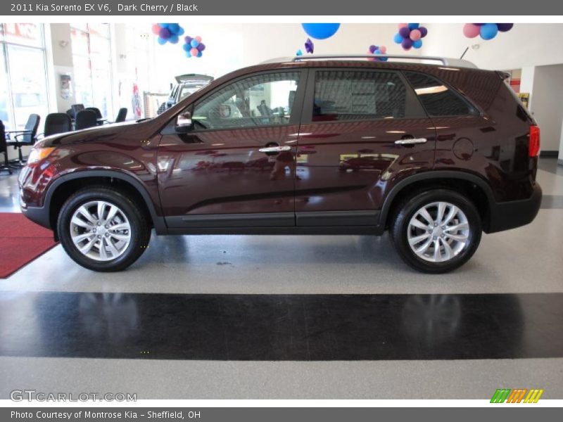 Dark Cherry / Black 2011 Kia Sorento EX V6