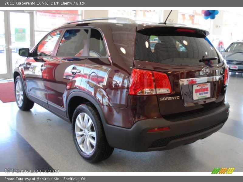 Dark Cherry / Black 2011 Kia Sorento EX V6