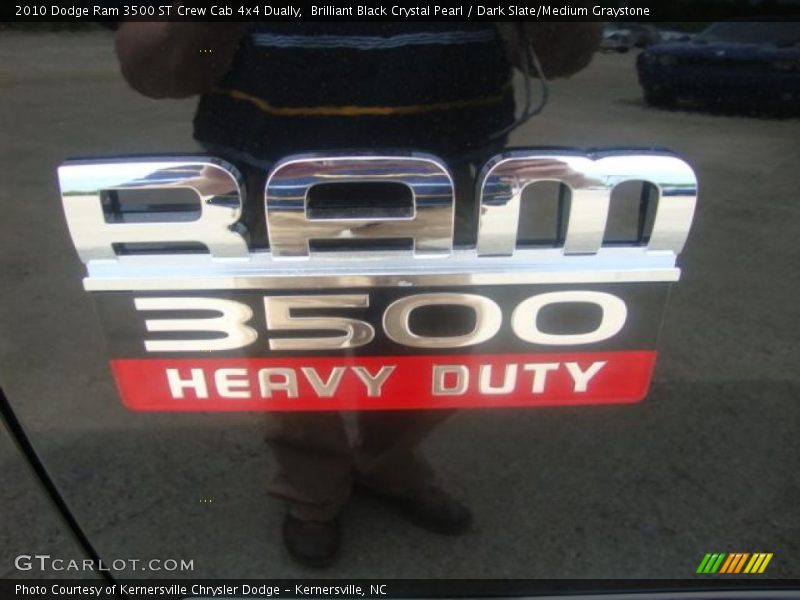 Brilliant Black Crystal Pearl / Dark Slate/Medium Graystone 2010 Dodge Ram 3500 ST Crew Cab 4x4 Dually
