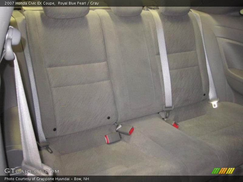 Royal Blue Pearl / Gray 2007 Honda Civic EX Coupe