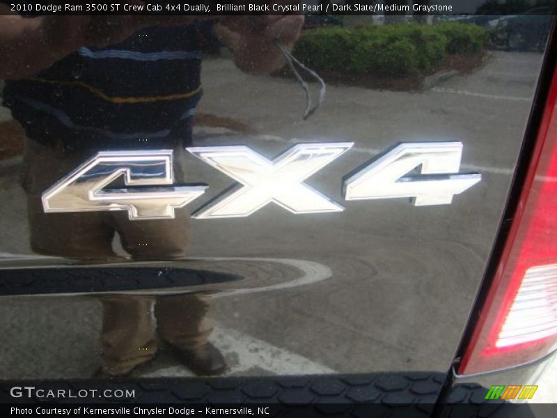 Brilliant Black Crystal Pearl / Dark Slate/Medium Graystone 2010 Dodge Ram 3500 ST Crew Cab 4x4 Dually