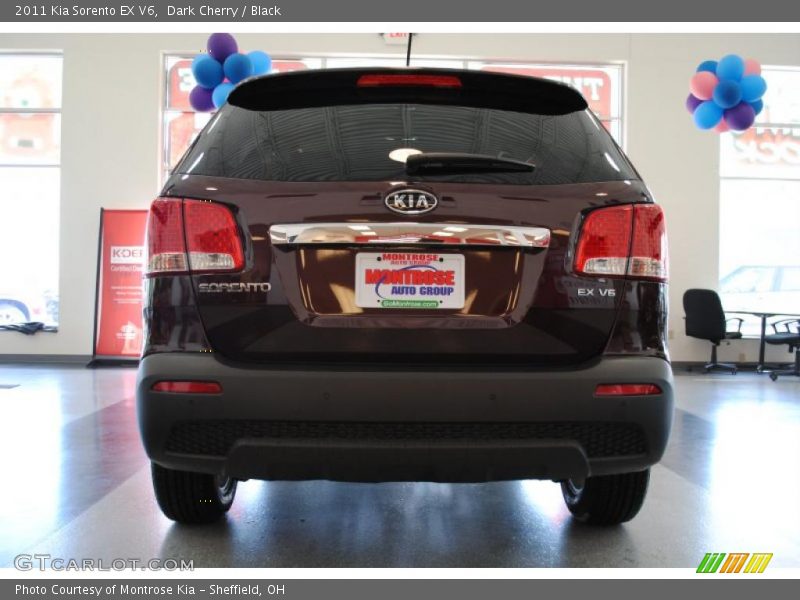 Dark Cherry / Black 2011 Kia Sorento EX V6