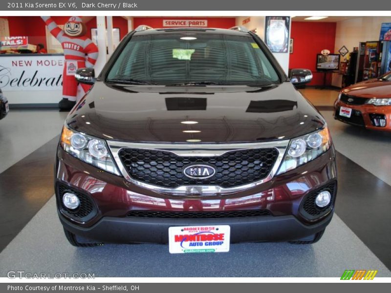 Dark Cherry / Black 2011 Kia Sorento EX V6