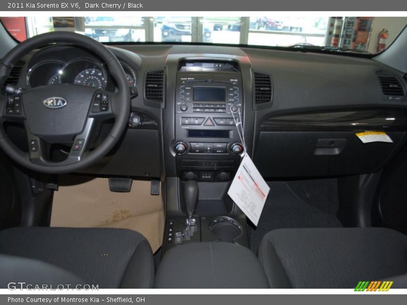 Dark Cherry / Black 2011 Kia Sorento EX V6