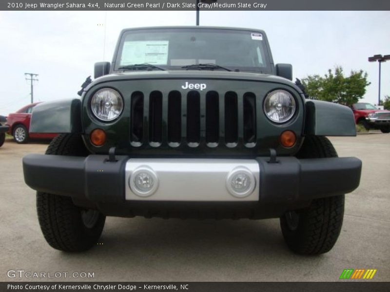 Natural Green Pearl / Dark Slate Gray/Medium Slate Gray 2010 Jeep Wrangler Sahara 4x4