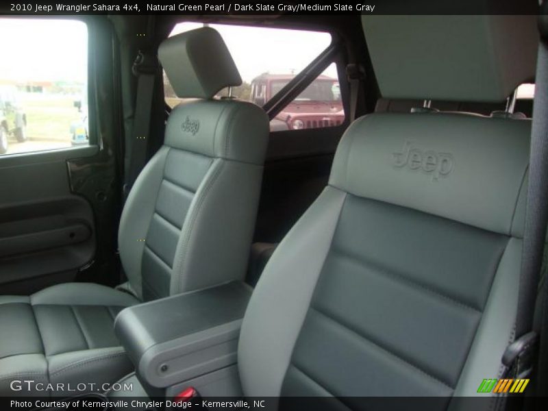Natural Green Pearl / Dark Slate Gray/Medium Slate Gray 2010 Jeep Wrangler Sahara 4x4