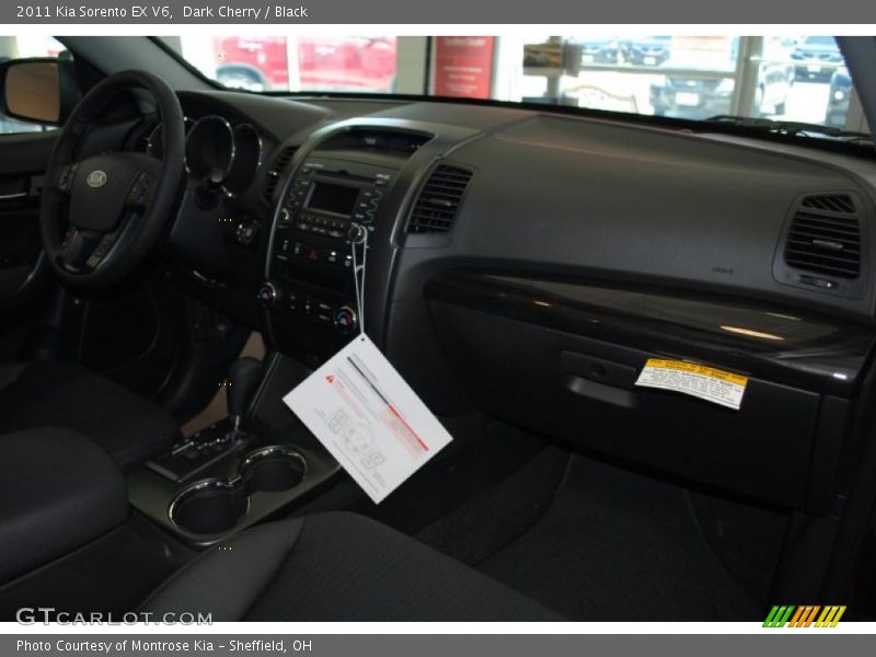 Dark Cherry / Black 2011 Kia Sorento EX V6