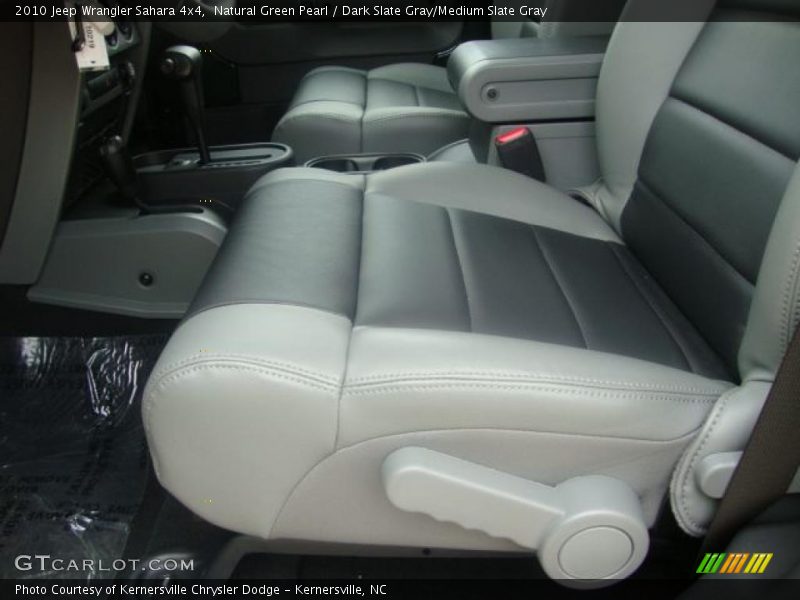 Natural Green Pearl / Dark Slate Gray/Medium Slate Gray 2010 Jeep Wrangler Sahara 4x4