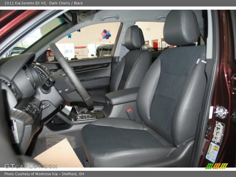 Dark Cherry / Black 2011 Kia Sorento EX V6