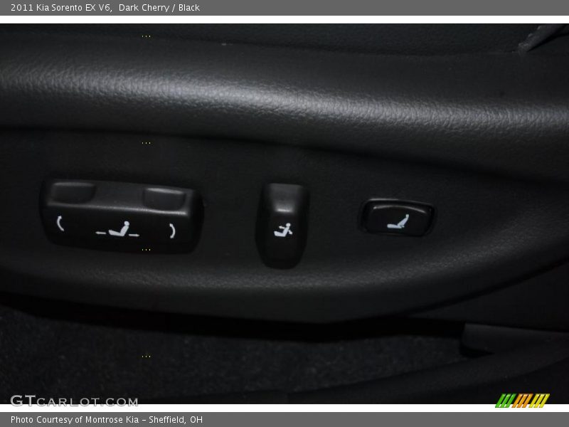 Dark Cherry / Black 2011 Kia Sorento EX V6