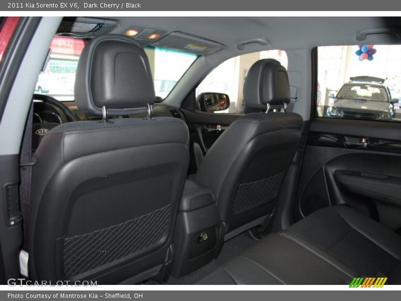 Dark Cherry / Black 2011 Kia Sorento EX V6