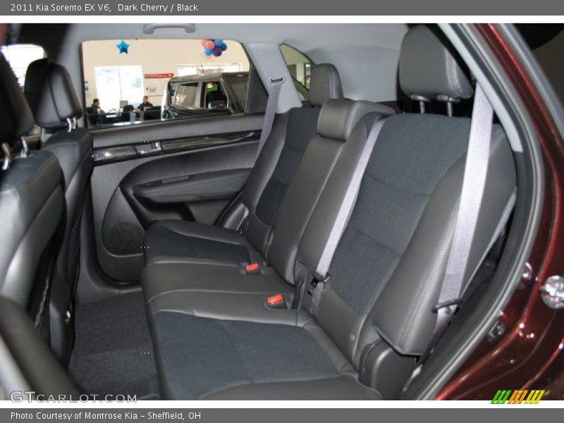 Dark Cherry / Black 2011 Kia Sorento EX V6