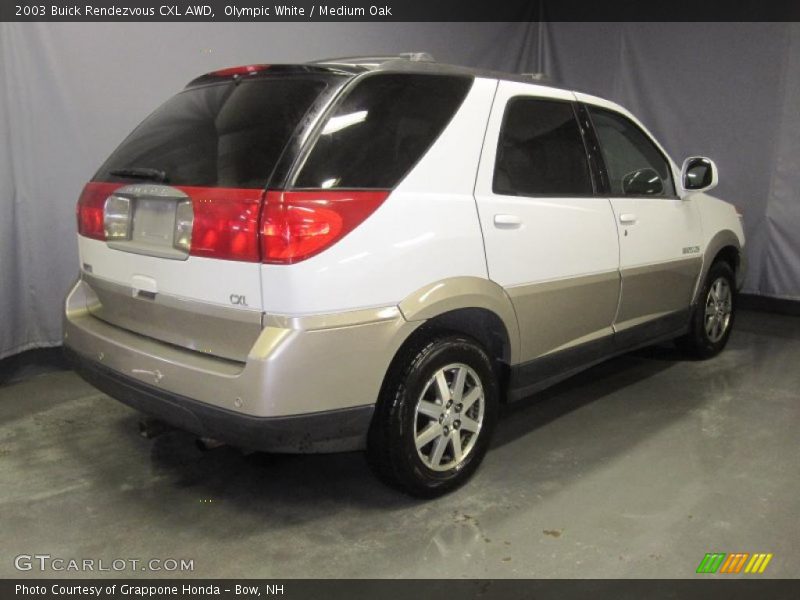 Olympic White / Medium Oak 2003 Buick Rendezvous CXL AWD