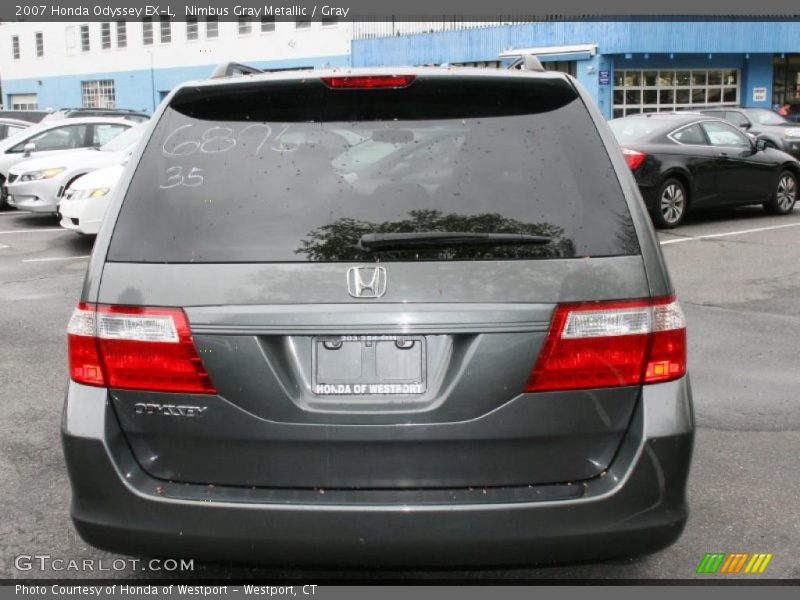 Nimbus Gray Metallic / Gray 2007 Honda Odyssey EX-L