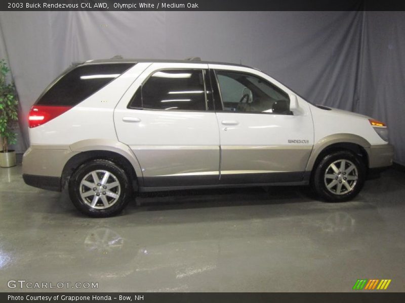 Olympic White / Medium Oak 2003 Buick Rendezvous CXL AWD