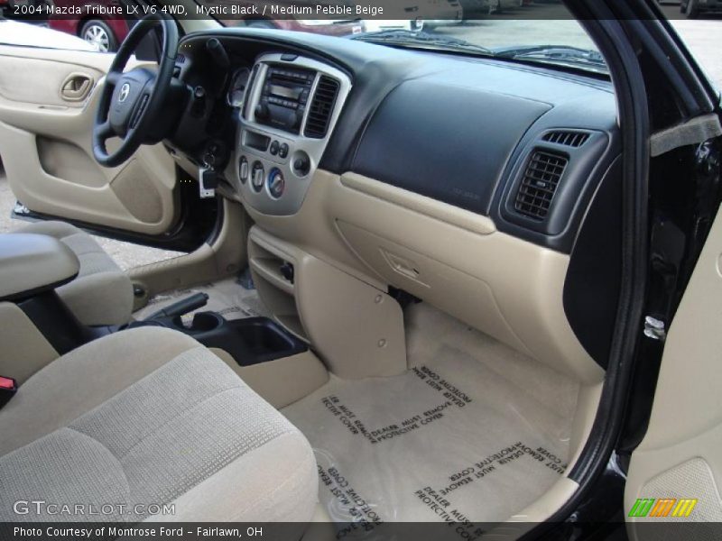 Mystic Black / Medium Pebble Beige 2004 Mazda Tribute LX V6 4WD