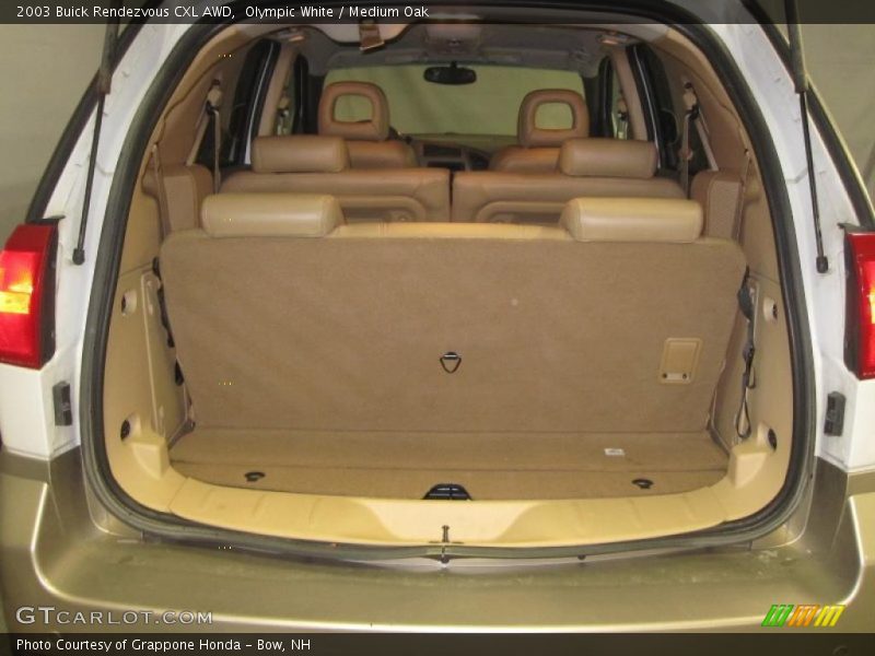 Olympic White / Medium Oak 2003 Buick Rendezvous CXL AWD