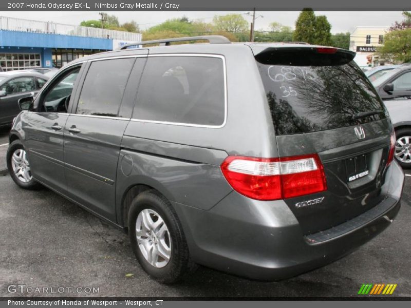 Nimbus Gray Metallic / Gray 2007 Honda Odyssey EX-L