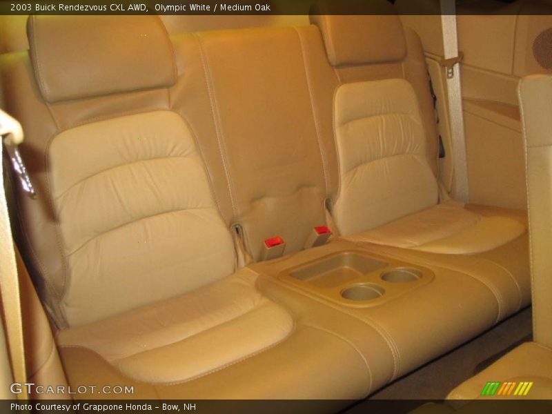 Olympic White / Medium Oak 2003 Buick Rendezvous CXL AWD