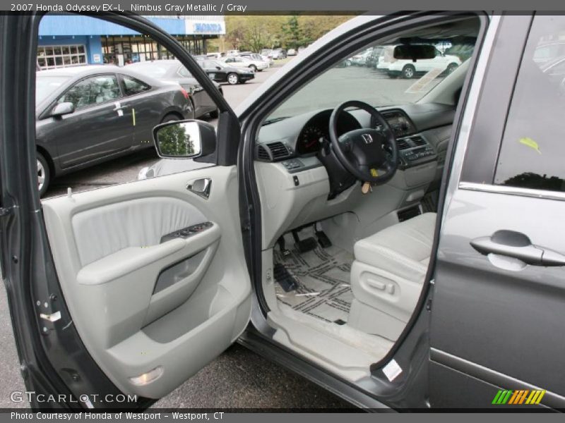 Nimbus Gray Metallic / Gray 2007 Honda Odyssey EX-L